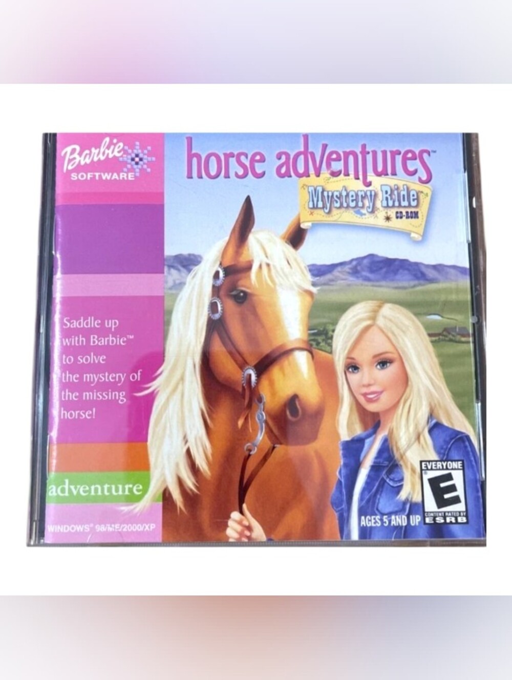 RARE Barbie Horse Adventures Mystery Ride Y2k Computer PC Game